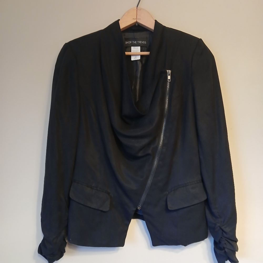 Trendy Black Jacket Sz Medium